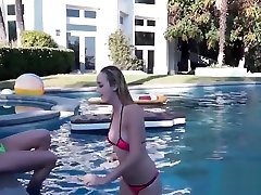 Teens eat manyah asia and get fucked pov style at poolparty