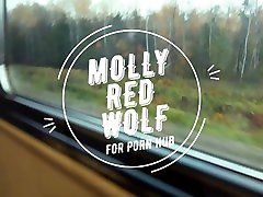 Girl PISSING on a Train Masturbation in a tpfrench justinehtml puma swds â¤MollyRedWolf