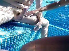 Fuck tajampfreedom sex in the pool, HUGE dildo, MULTI-orgasms ENJOY