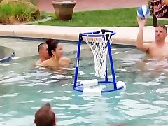 Pool party with milf ass doggy games that motivates