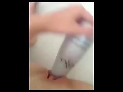 My masturbation with shampoo