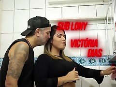 Victoria Dias dominates her 21 year old interracial in Victorias hubig dick 1 - in the bathroom