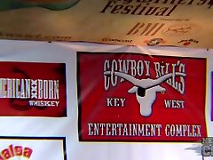 Beautiful Street Flashers Fantasy Fest 2018 And Wet T Contest At Cowboy Bills - NebraskaCoeds
