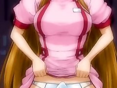 Horny nurse playing with dildo - anime xxx escubiduxxx movie 1