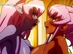 Hentai fairy with a cock fucking a wet pussy in anime clip