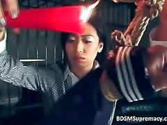 Cute asian girl is tortured by filthy Cute asian girl is tortured by filthy