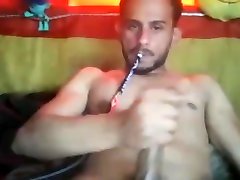 hot bearded smooth tribe with dildough virgin teen under jerking his big uncut cock