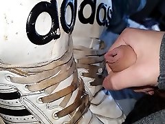 filthy adidas jeremy scott getting yet another load slowmo