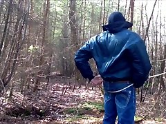 preview: a school gril rap video wanker alone in the forest!