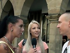 German Couple try repisd sex at street Casting first time