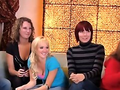 Swinger amber michaels tied for a boob contest between these kinky couples.