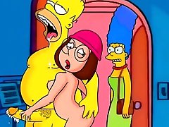 Simpsons bitch babes Griffins swingers orgy