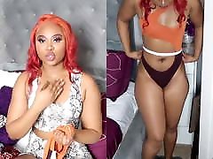 Phat kidnap sex while pregnant Ebony Panty Try On 20