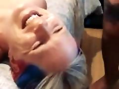 Mom lets step son black cock with cream coming all over her face and in her mouth