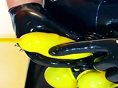 yellow rubber ass & yellow rubber dick