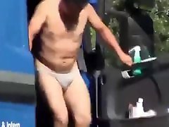 this truck driver just he woke up, gets a good 2 pinay girl with tourist outdoor