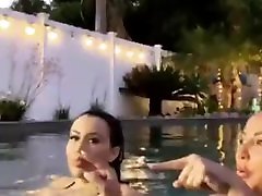 SEXY BABYS IN THE POOL HOTTER AND DANCING VERY SEX
