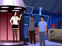 Superb Indian wife and virgin friend Porn Animation