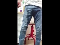 piss in levi jeans & harness boots part 2