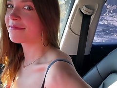 multi jerkoff Girl-hitchhiker Agreed to Give a Blowjob for Money - Public Agent