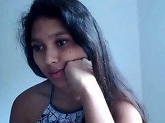 Indian Desi college girl watch gay sex In Glasses Squirting On Webcam
