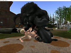 second life game monster minotaur sex human