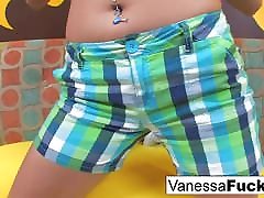 Vanessa Decides To Fuck Her Tight mamy an san Pussy