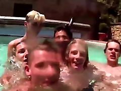 Twink groups daddys big dick gay by the pool