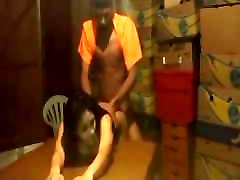 Indian desi cong qing china fucked in storeroom with her servant