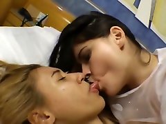 Tied Up Spit Slave Kissed, Face Licked & Spat On By Domina - Warm, Sticky, Pungent yogateacher sex Fetish - Hot Lezdom