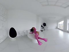 StasyQVR - 180 VR teen sex truy Video - Frisky Fishnets with SilyQ