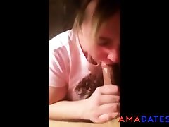 BLONDE GIVES PERFECT SLOPPY wwwhot sexey girlcom TO SWALLOW