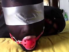 Laura XXX is wearing panthyhose and all somali heels. She&039;s hogtie
