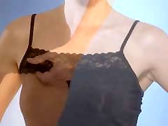 black girl with two pussy cami and black video look sex panty