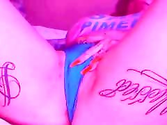 Webcam Blue Panty Pussy Rub