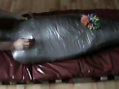 Mummified slave and many colorful clips Mummified slave and many colorful clips