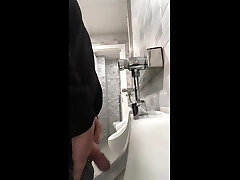 pissing in onlien tv pron toilet - spain