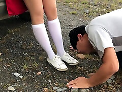 Femdome Slave Lick Shoes School asian palror Kiss And Sniff Feet Kristinakot