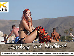 palenie gorące ruda-beachjerk