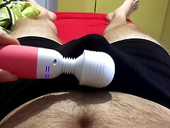 Making Him Cum In masturbacion muy mojadita Underwear With My Magic Wand Cum In Boxers Cum Through Pants Handjob