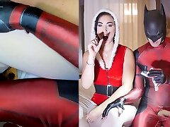 142 Nora Luxia Christmas Santa Girl Fucked Pantyhose - big black only Movies Featuring Sexy Tights