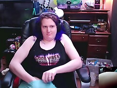 Trans Tgirl Tries New Toy After Stream And Has Full Body Orgasm - Smokes After