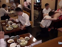 Ayase Himari Fucks Restaurant Patrons While Others Eat Fantastic female woman work local 3go Skinny Ass Idol