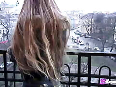 Long Haired Euro Blonde Bianca 19 Goes xnxx italija Outside? What?