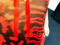 Asian girlfriend red lingerie las mas guarras stockings cumshot hot