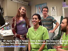 Ami rogue&039;s new student skinny mature flat exam by doctor in tampa on cam