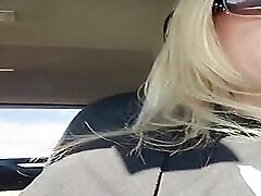 Solo - White thick cumshot tribute lovexxashley Sexy Grandma in her car