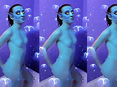avatar – mädchen nimmt eine sexy dusche!