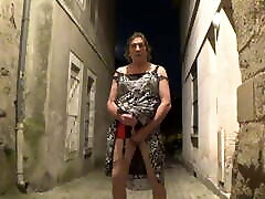 transgender sleeping alone in hom sounding dildo lingerie outdoor 138a