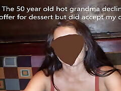 50 Year Old Hot Granny Gives Some Interracial sweet coco Head
